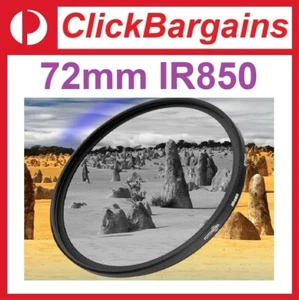 Fotoworx 72mm IR850 Infrared Camera Lens Filter Aluminium Frame 72 mm IR 850 - Picture 1 of 10