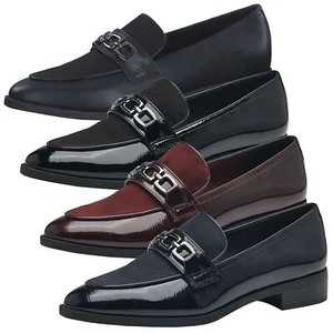 Marco Tozzi Mujer Mocasines Loafer Mate Charol Kettendetail 2-24306-41 - Imagen 1 de 21