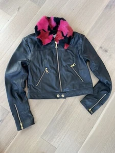 Versace Jeans Couture leather jacket Women’s Size 40 - Picture 1 of 6