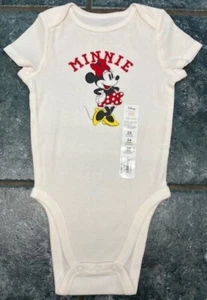 Disney Minnie Mouse Happy 4th Red Tank Body Suit Girls 12 Months Jumping Beans - Picture 1 of 3