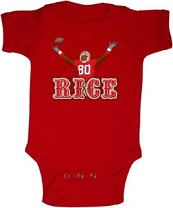Baby Jerry Rice San Francisco 49ers Pic Creeper Romper