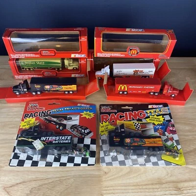 1992 年 1993 年赛车冠军 NASCAR 运输车 6 件装压铸 1:87  — 第 1/4 张图片