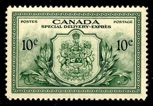 Canada SG S15 Cat £13 Special Express Delivery 10 c Green LMM - Picture 1 of 1