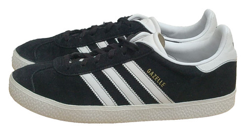 Adidas Gazelle Ortholite BB2502 scarpe da uomo in camoscio bianco e nero UK 5 5 US 6