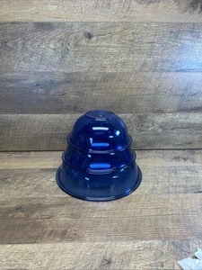 Vintage Pyrex Cobalt Blue Glass Nesting Bowls - Set of Three 323-325-326 - Picture 1 of 8