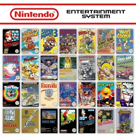 Nintendo NES Game Of Choice Among The Best Titles Zelda Mario Kirby Cartridges