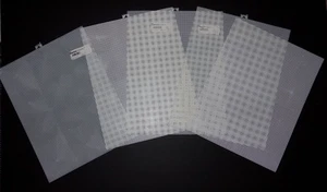 Plastic Canvas Lot Of 7 Clear 13.5" X 10.5" Sheets - Picture 1 of 4