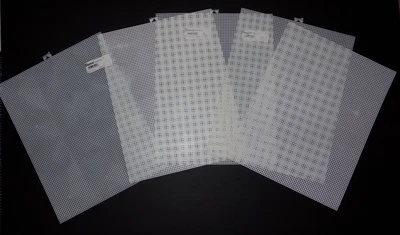 Plastic Canvas Lot Of 7 Clear 13.5" X 10.5" Sheets - Image 1 of 4