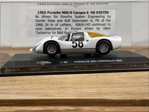 1/43 High Speed 1965 Porsche 906/6 Carrera Stommelen LeMans Class Win 9257SB ! - Picture 1 of 11