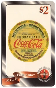Coca-Cola '96 $2. Coke Syrup Label (1912) Card #31 of 48 Phone Card - Picture 1 of 1