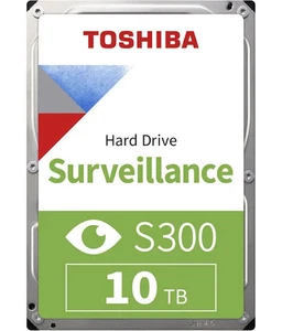 Toshiba S300 10TB Surveillance Hard Drive 7200 RPM 256MB Cache SATA III - Picture 1 of 4