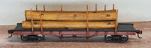 ACF 40' Log Car with log load  Bachmann Silver 18849 RTR HO Scale - Picture 1 of 8