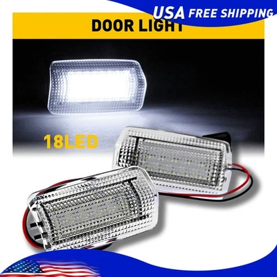 For Toyota/Sienna/Camry/Avalon/Tundra White Full LED Side Door Courtesy Lights - Image 1 of 4