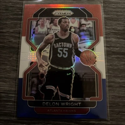 Panini Prizm 2021-22 - Delon Wright #57 rojo blanco y azul Prizm Foto 1 de 2