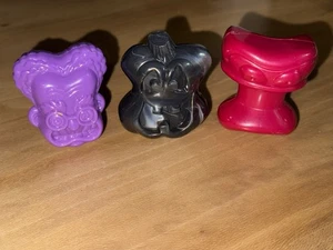 3 Vtg McDonald’s Gogos Crazy Bones Magic Box Bundle Mini Collectible 1” Figures - Picture 1 of 15