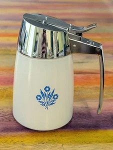 ⭐RARE Vintage Corelle Dripcut Pitcher Dispenser Blue Cornflower 1959 Model 900 - Picture 1 of 11