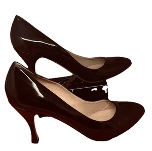 Zapatos para mujer ST JHON KNIT TALLA 7 M tacón de charol negro   - Imagen 1 de 6