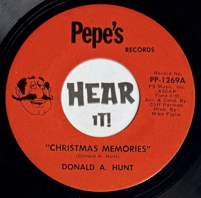 Rare Christmas Teen Vocal Group 45 DONALD A HUNT / THE BACH-AHP SINGERS on PEPES Foto 1 de 4
