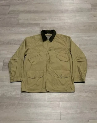 LL Bean Beige Nylon Barn Chore Coat Shooting Hunting Jacket Men’s Size M - Image 1 of 4