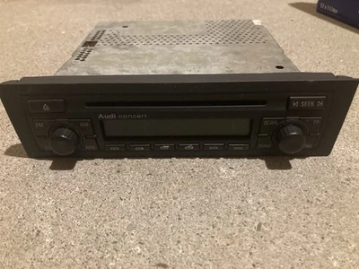 Autoradio mit Code CD-Radio CONCERT AUDI A4 A3 S3 8P 8P0035186C 1DIN - Bild 1 von 4