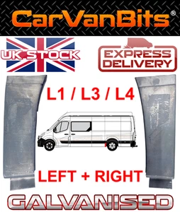 FOR RENAULT MASTER MOVANO NV400 10-24 REAR WHEEL ARCH SIDE BODY REPAIR PANEL X2 - Picture 1 of 9
