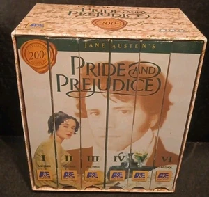 Pride and Prejudice (Mini-Series) (VHS, 1996, 6-Tape Set) - Picture 1 of 7