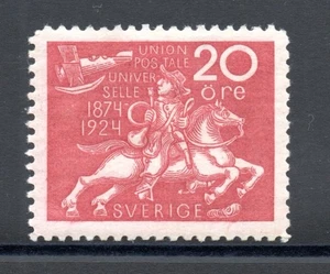 Sweden 1924 old 20 Ore UPU Stockholm stamp (Michel 162)  nice MLH - Picture 1 of 2