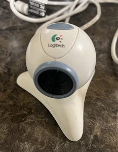 UNTESTED Vintage Logitech Quickcam USB Webcam 2000s Computer Camera   - Picture 1 of 2