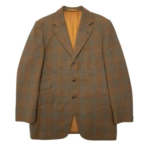 Henry Smith (England) Vintage, 1970s, Drape Cut, Prince of Wales, Estate Tweed - Picture 1 of 8
