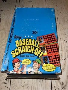 1981 Topps Baseball Scratch-Offs Wax Box with 36 sealed packs LOADED with Stars - Picture 1 of 5