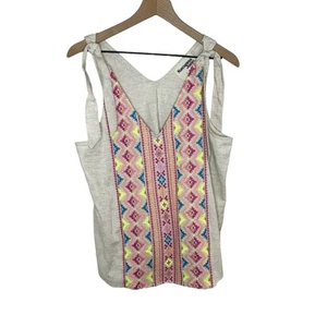 Savanna Jane Women’s Reva Tank Top Size Medium New With Tags Embroidered - Picture 1 of 6