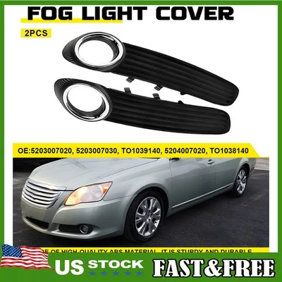 Juego de 2 luces antiniebla para Toyota Avalon 2008-2010 izquierda y derecha negra Foto 1 de 4