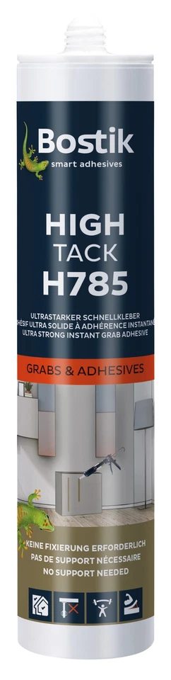 Bostik H785 High Tack weiß 1K Hybrid Klebstoff 450g Extrem Stark, dauerelastisch