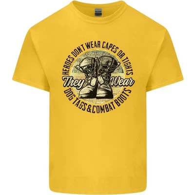 Etiquetas para Perros Ejército Veterano Militar Infantes de Marina Para Niños Camiseta Niños Foto 1 de 4