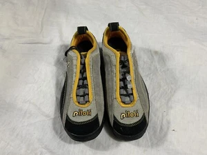 PILOTI SHOES SPYDER SV RACING SNEAKERS BLACK RARE GRAY NEW UNWORN MENS 5 JJ - Picture 1 of 8