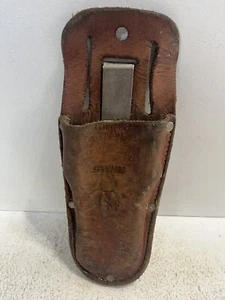 - Still Brand Shears And Snips Leather Sheath Holder Belt Hung - Picture 1 of 4