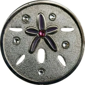 Sand Dollar magnetischer Golfball Marker & passender Hutclip - Bild 1 von 5
