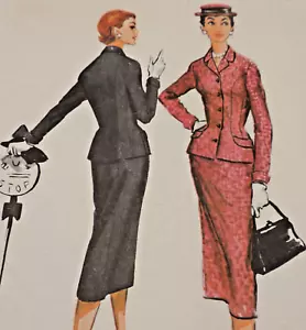 McCall's 3796 Miss Skim Skirt/Fitted Jacket/Suit SZ 18 B: 38" Complete - Picture 1 of 7