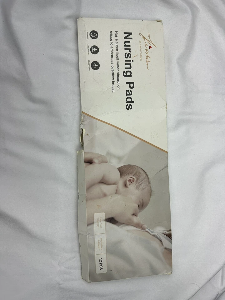 Paquete de 6 almohadillas de lactancia lavables 100 % orgánicas absorbentes reutilizables naturales a prueba de fugas Foto 1 de 4