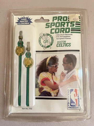 NEW SEALED VINTAGE 1987 BOSTON CELTICS PRO SPORTS CORD SUNGLASS EYEGLASS ππ Cover