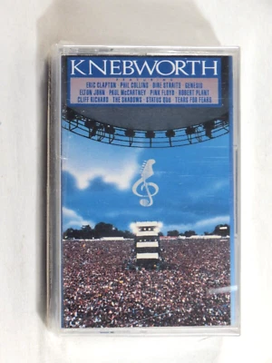 VARIOUS ‎– Knebworth The Album  1990  1st US  2 x Cassette set  SEALED - Image 1 of 4