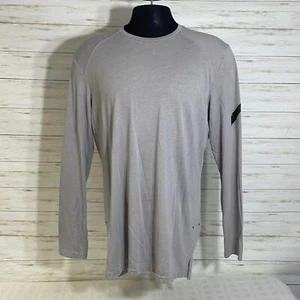 NIKE DRI-FIT Basketball Maglietta Manica Lunga MESH BACK Taglia XL Uomo Grigio Elasticizzato - Foto 1 di 10