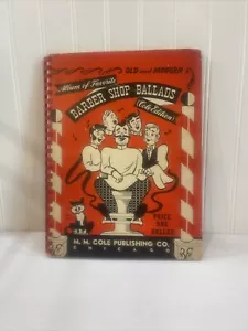 Cole Publishing Co. 1943 de colección Partituras álbum de baladas de peluquería - Imagen 1 de 5