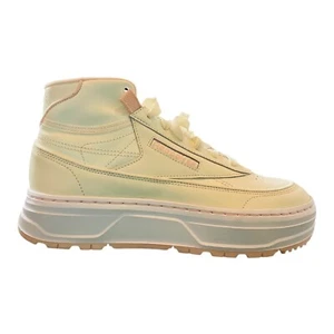 Reebok Damen Off White Club C Geo High Top Turnschuhe Tennisschuhe Größe 8,5 - Bild 1 von 6