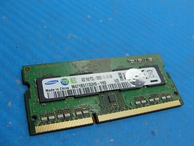 Toshiba P55W-B5224 Samsung 4GB SO-DIMM Memory RAM PC3L-12800S M471B5173QH0-YK0 - Image 1 of 4