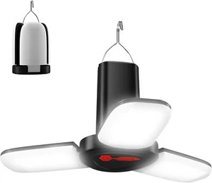 Campinglampe LED Lampe Outdoor Laterne Leuchte Mini Faltbar Licht Akku B116 - Bild 1 von 7