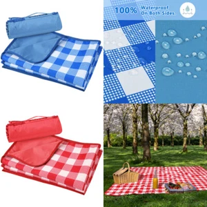 Outdoor Waterproof Picnic Blankets, Foldable Sandproof Picnic Floor Mat 59"x79" - Picture 1 of 17