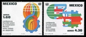 México 1978 MNH 2v, Conferencia de Desarrollo, Ciencia, Tecnología - Imagen 1 de 1