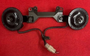 YAMAHA RZ350 4U0 Genuine Double Horn with Bracket Used - Picture 1 of 10