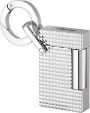 S.t. Dupont Diamond Head Key Ring Lighter Metal Silver 027002KR